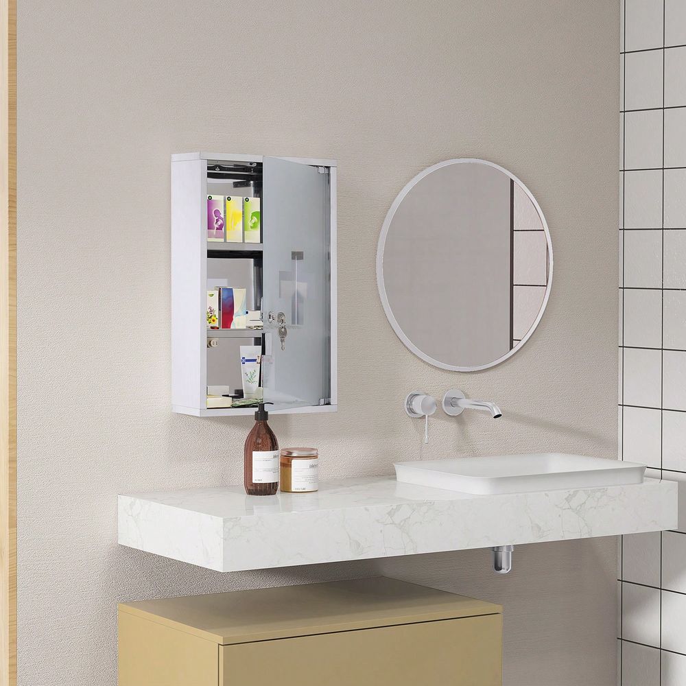 Wall Medicine Cabinet With Loc - đánh giá và giá Medicine Cabinet Lock