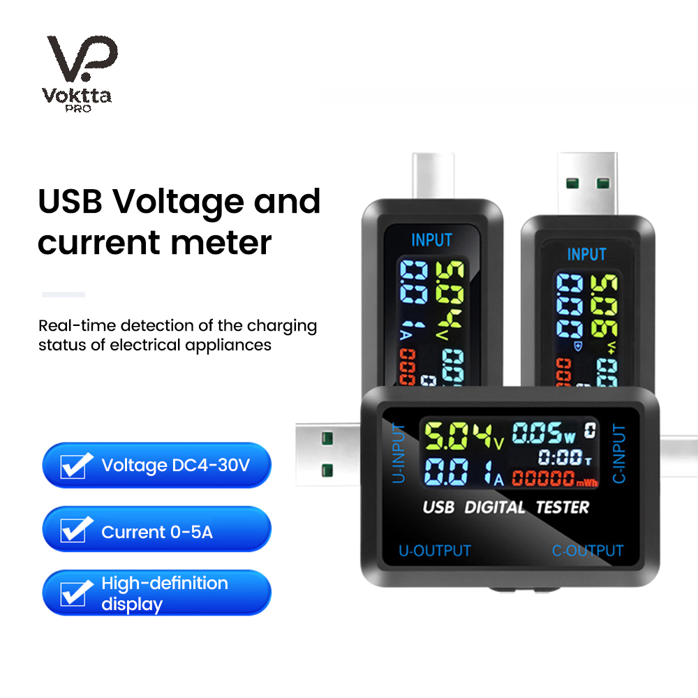 USB Tester 10 in 1 DC Digital  - đánh giá và giá Co Detector Plug
