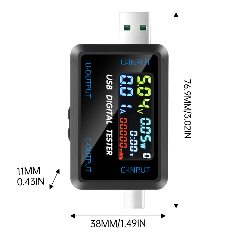 USB Tester 10 in 1 DC Digital  - đánh giá và giá Co Detector Plug