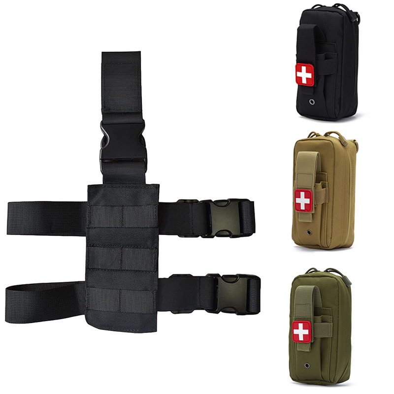 Tactical Thigh Moll Rig EDC Po - đánh giá và giá First Aid Bag Kit