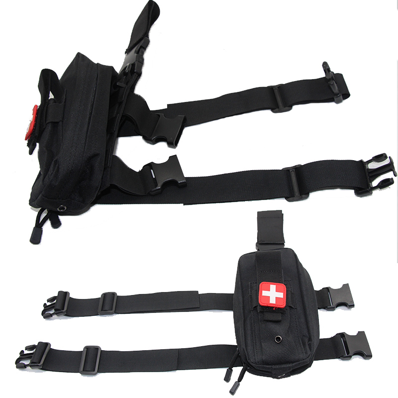 Tactical Thigh Moll Rig EDC Po - đánh giá và giá First Aid Bag Kit