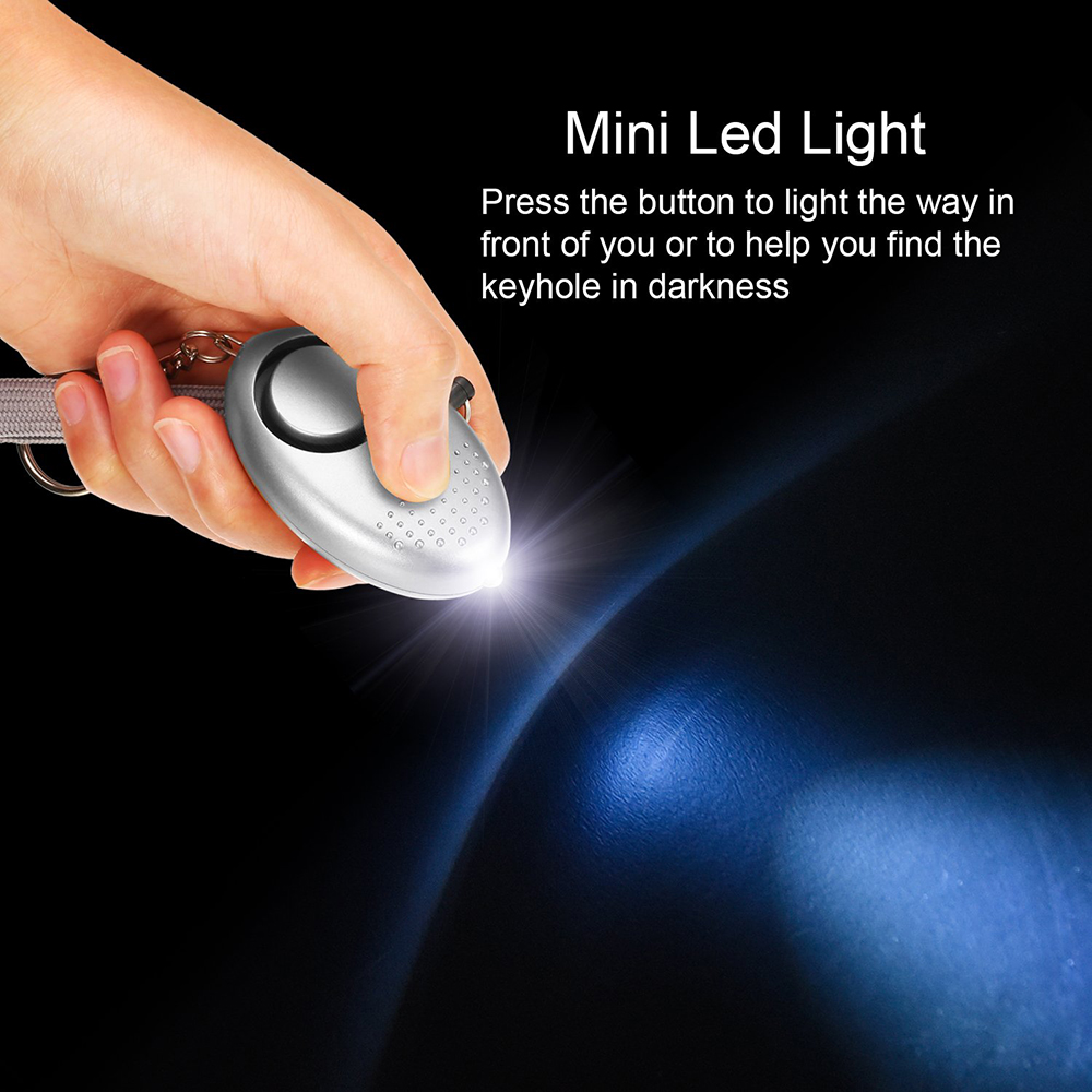 130DB Siren Song LED Portable  - đánh giá và giá Personal Alarm Keychain