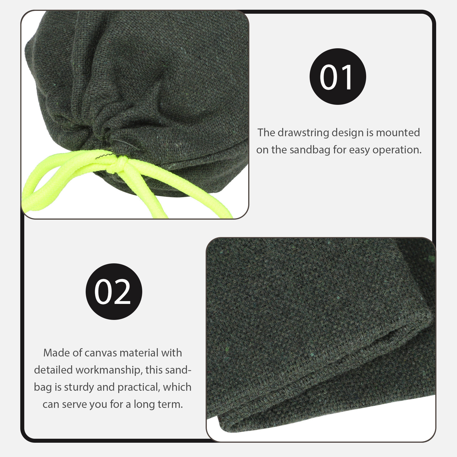 2Pcs Sturdy Drawstring Sandbag - đánh giá và giá Flood Barrier Bag