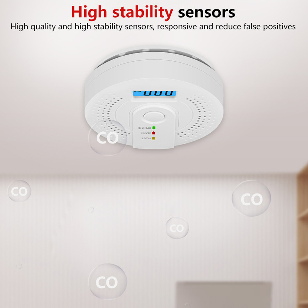 5-1PCS Digital Carbon Monoxide - đánh giá và giá Smoke Detector Interconnected