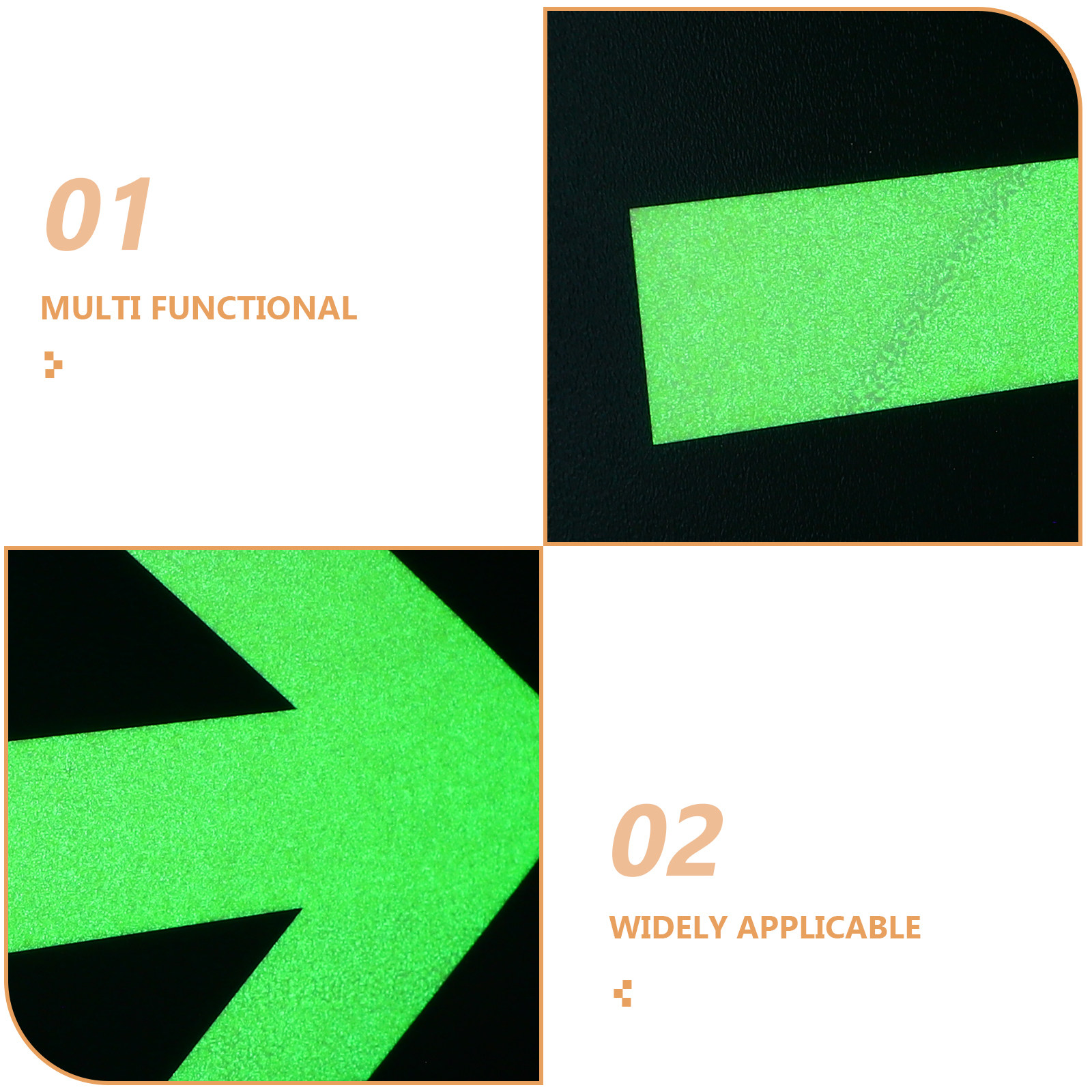 8Pcs Glow in Exit Arrow Sticke - đánh giá và giá Emergency Exit Sign