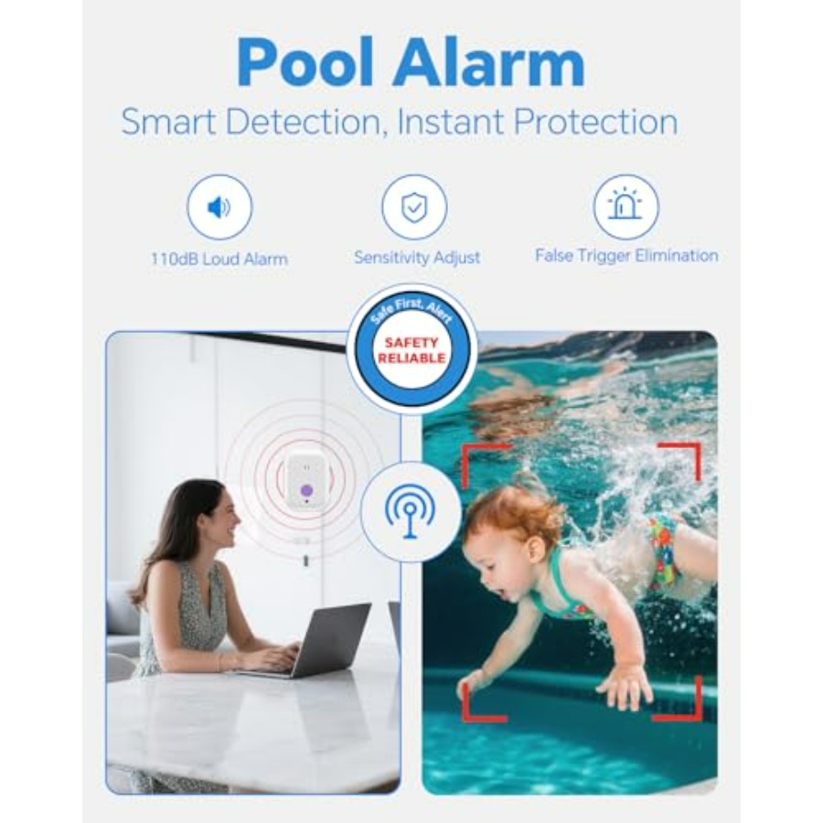 Pool Alarm for inground above  - đánh giá và giá Pool Alarm Float