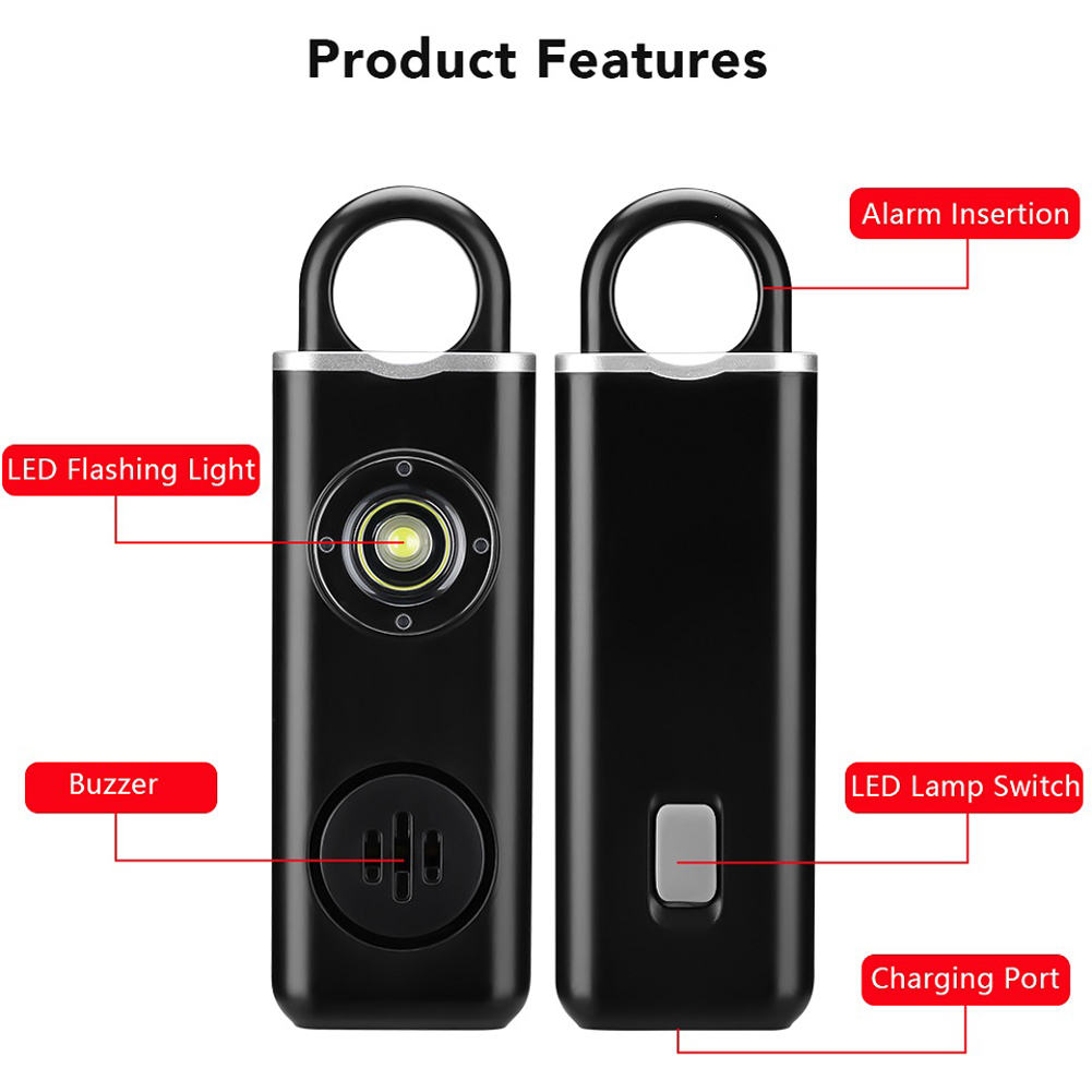 Anti-wolf Alert 130dB Loud Sel - đánh giá và giá Personal Alarm Keychain