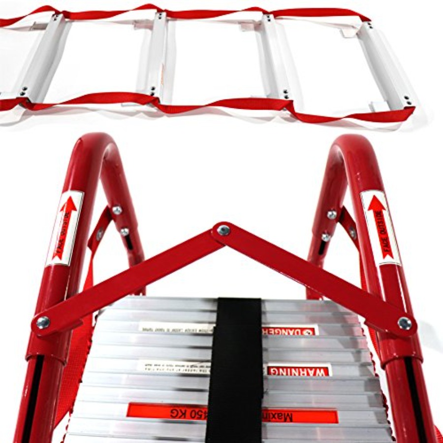 Portable Fire Ladder 2 Story E - đánh giá và giá Fire Escape Ladder