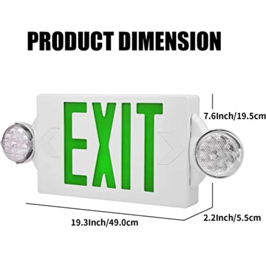 Emergency Exit Light, Adjustab - đánh giá và giá Emergency Exit Sign