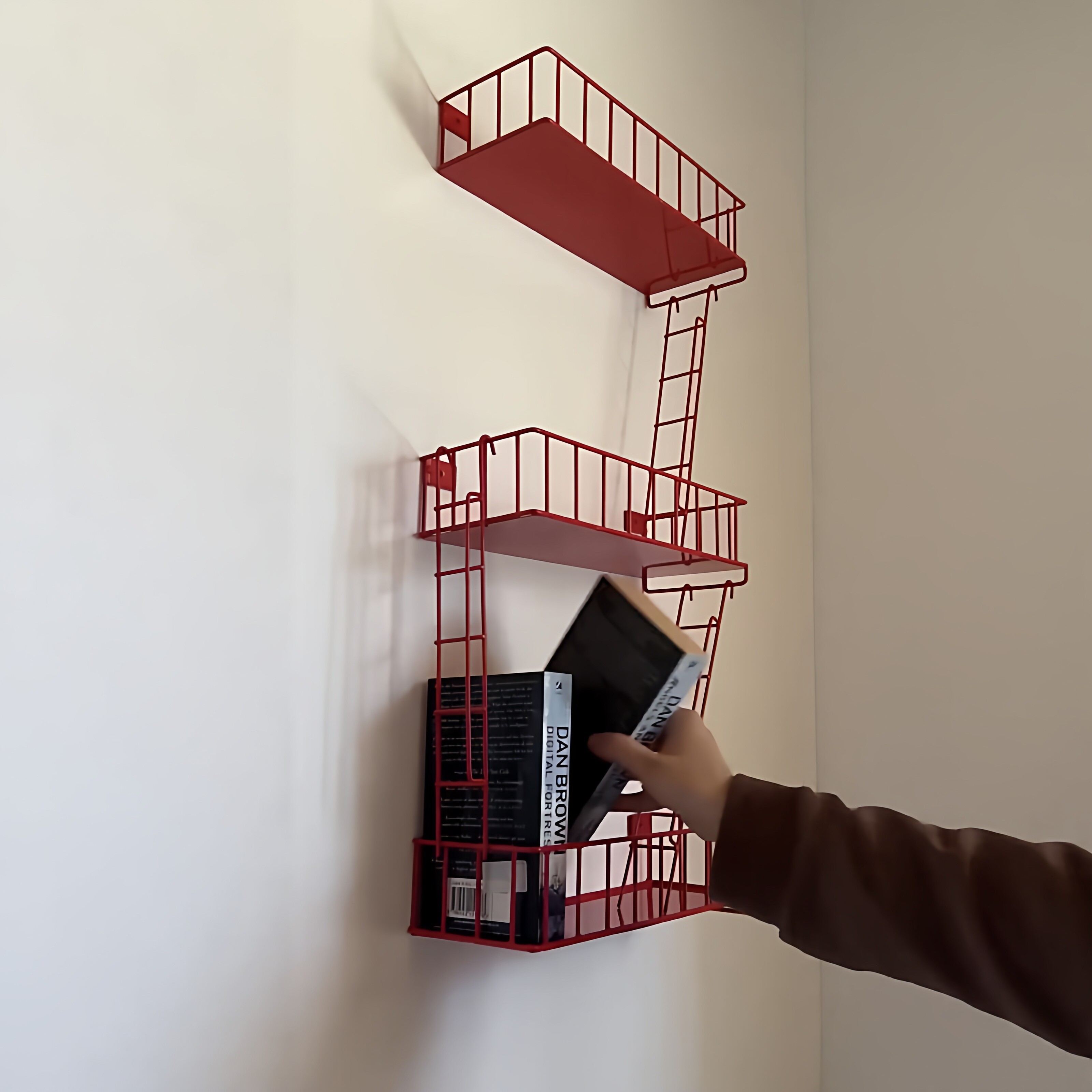 Fire Escape Wall Shelf, 3-Tier - đánh giá và giá Fire Escape Ladder