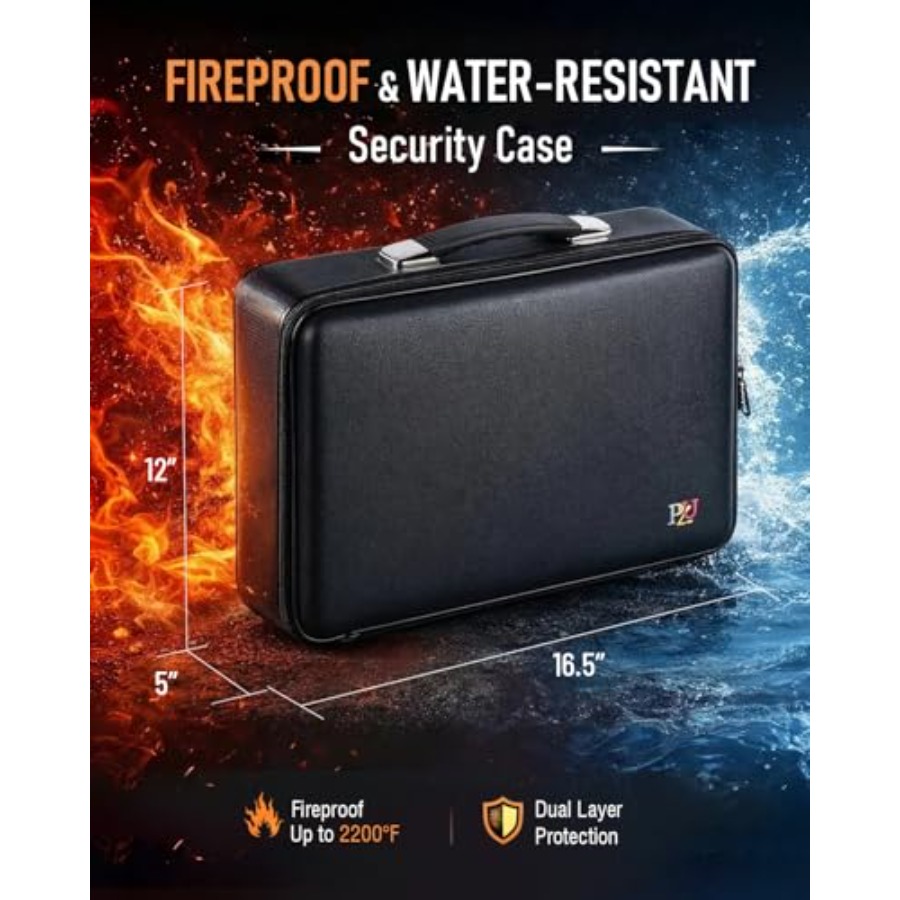 Fireproof Document Box - Hard- - đánh giá và giá Fire Safe Document