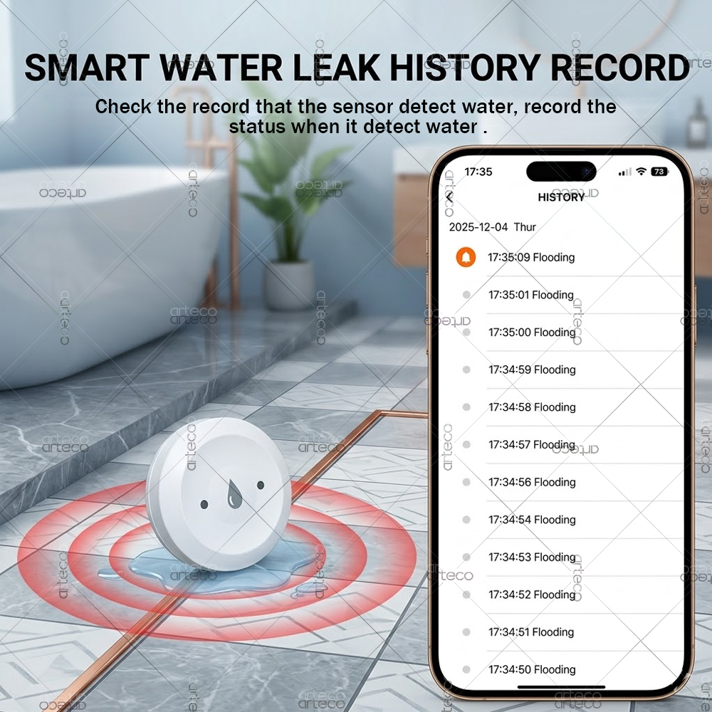 Zigbee Water Leak Sensor Smart - đánh giá và giá Water Alarm Sensor