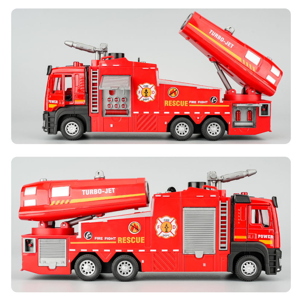 New Alloy Fire Truck Toy Large - đánh giá và giá Fire Escape Ladder