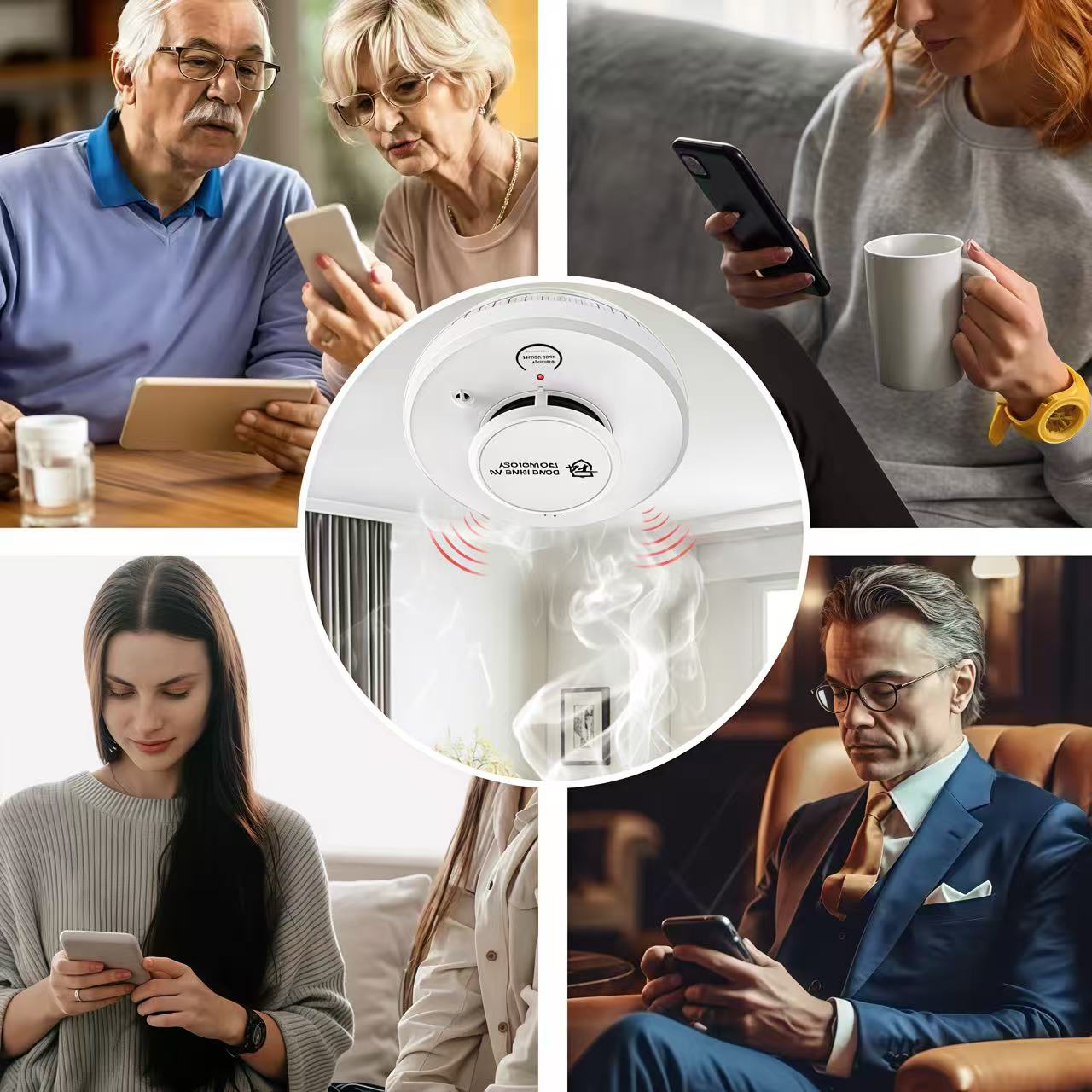 DFA Wifi Smoke Detector 2 in1  - đánh giá và giá Smoke Detector Interconnected