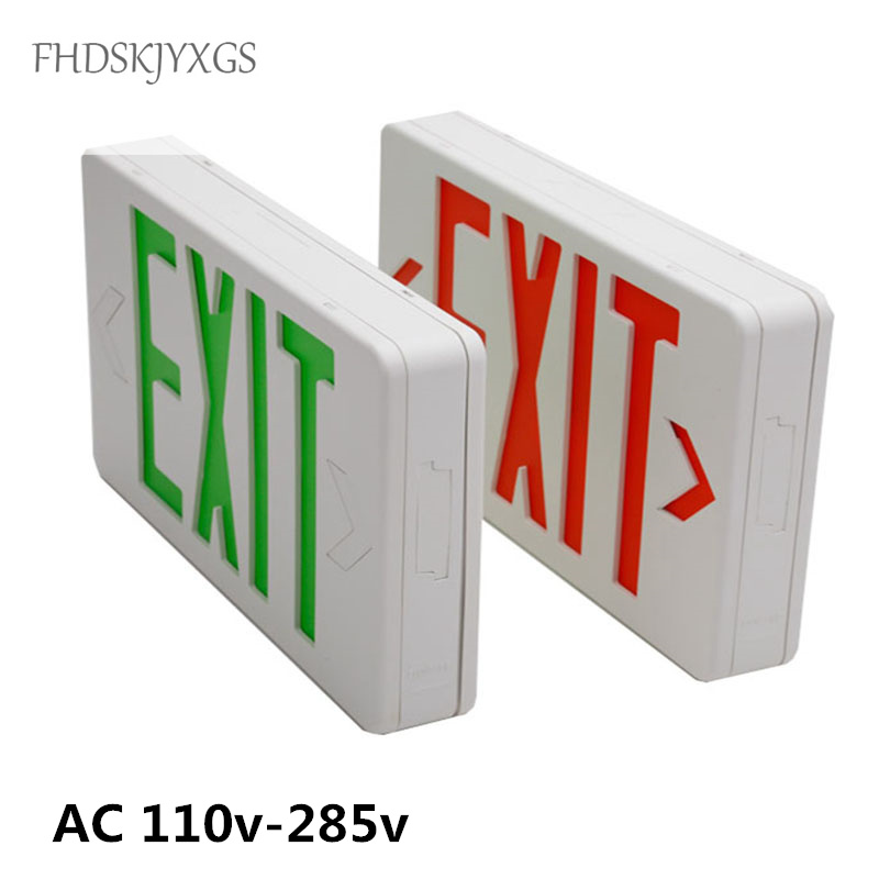 Exit Light AC 220v Red Exit Si - đánh giá và giá Emergency Exit Sign