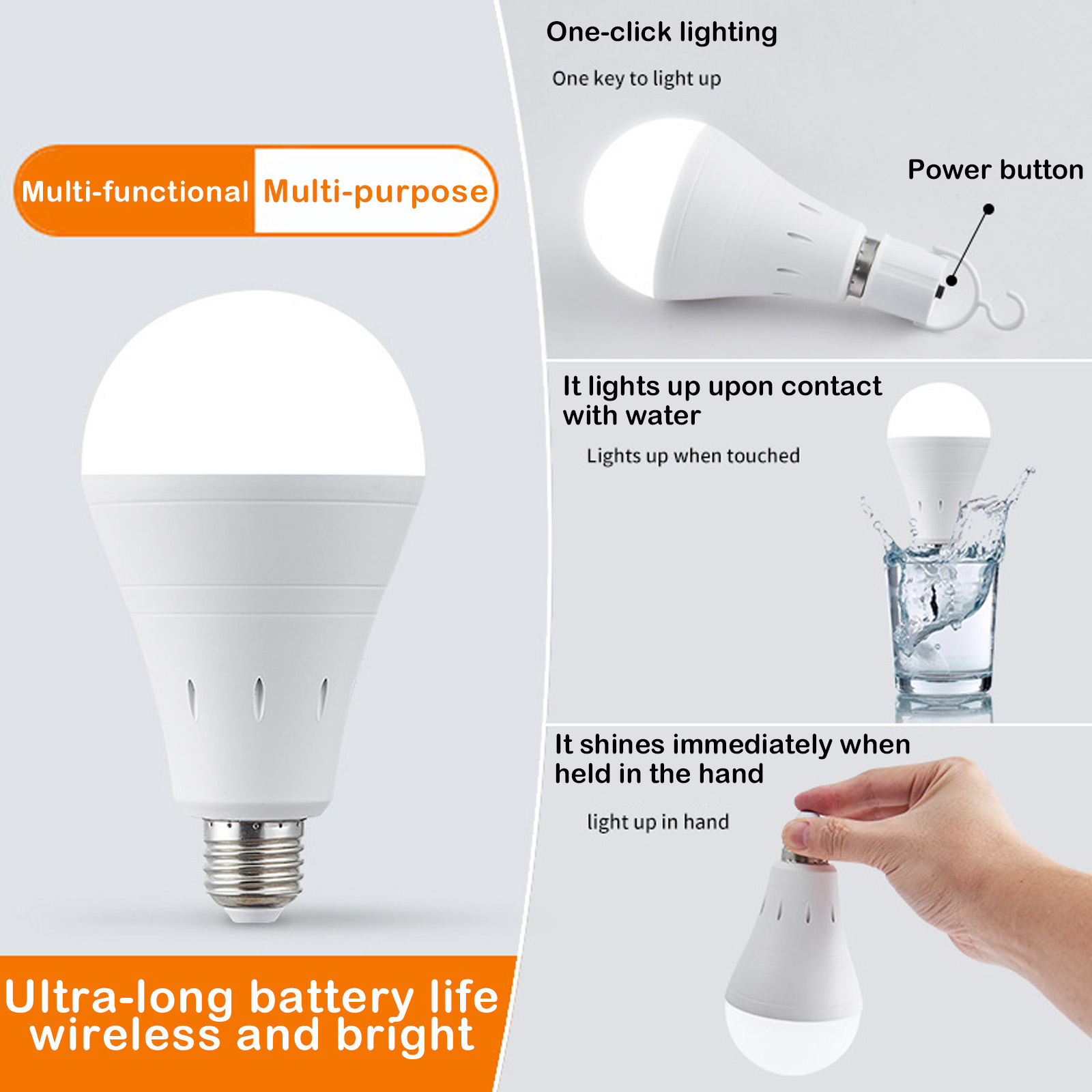 12W Rechargeable LED Emergency - đánh giá và giá Power Outage Light