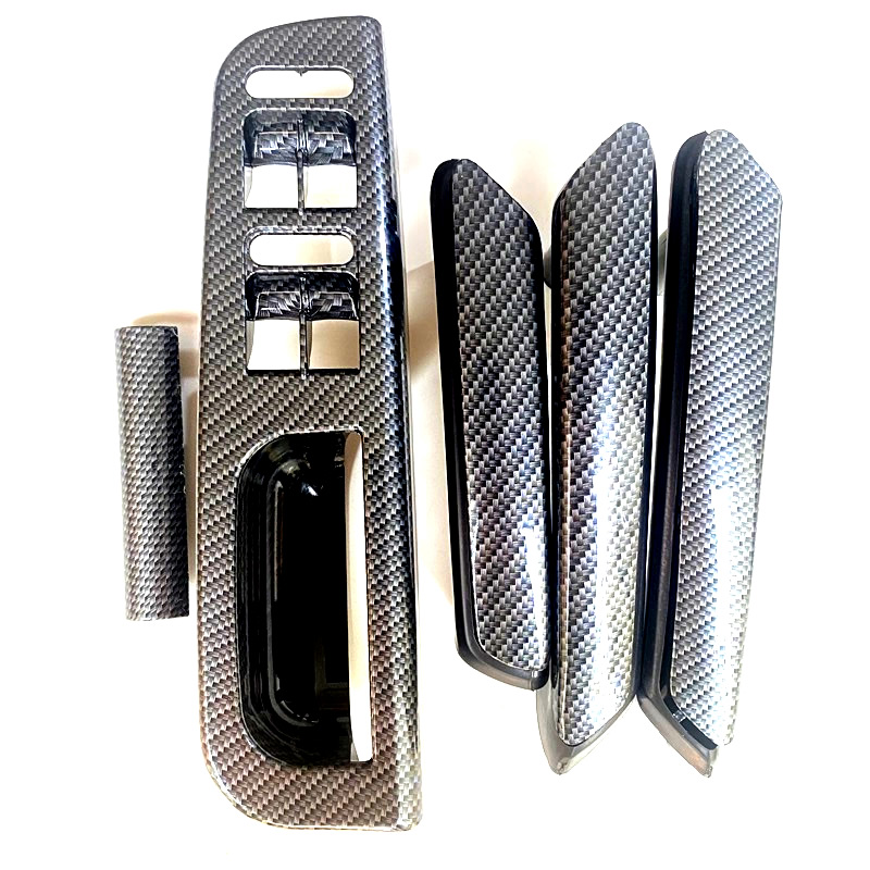 Carbon fiber pattern door hand - đánh giá và giá Window Lock Bar