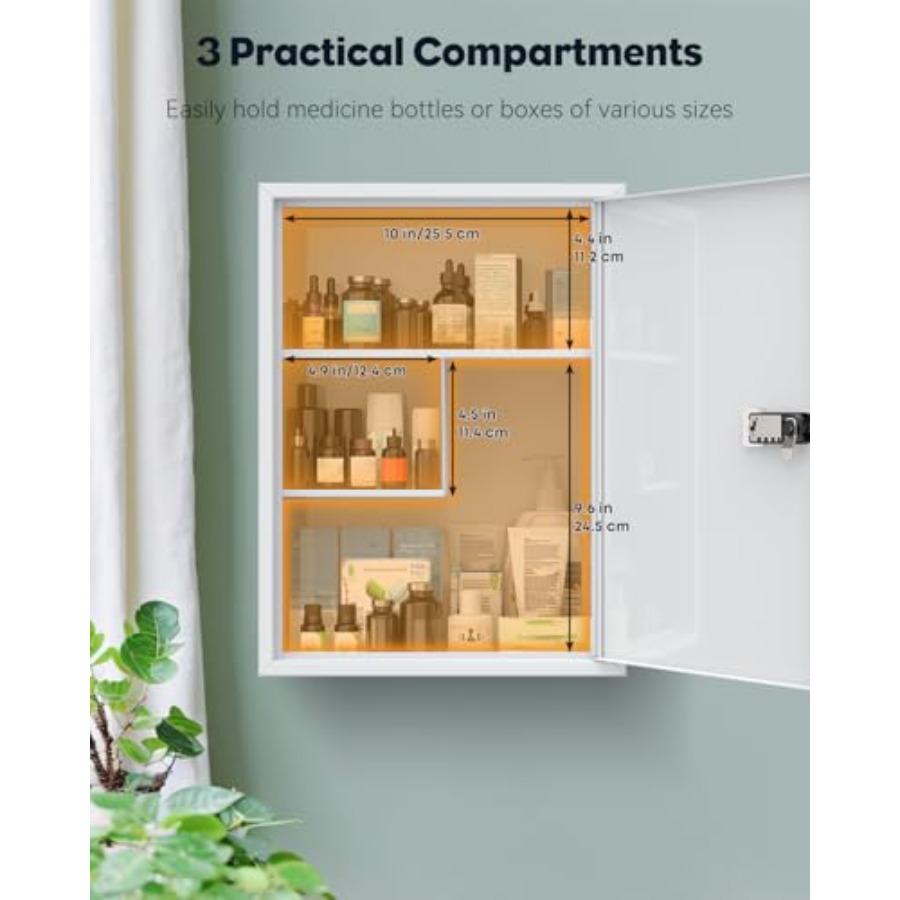 Wall Mount Medicine Cabinet wi - đánh giá và giá Medicine Cabinet Lock