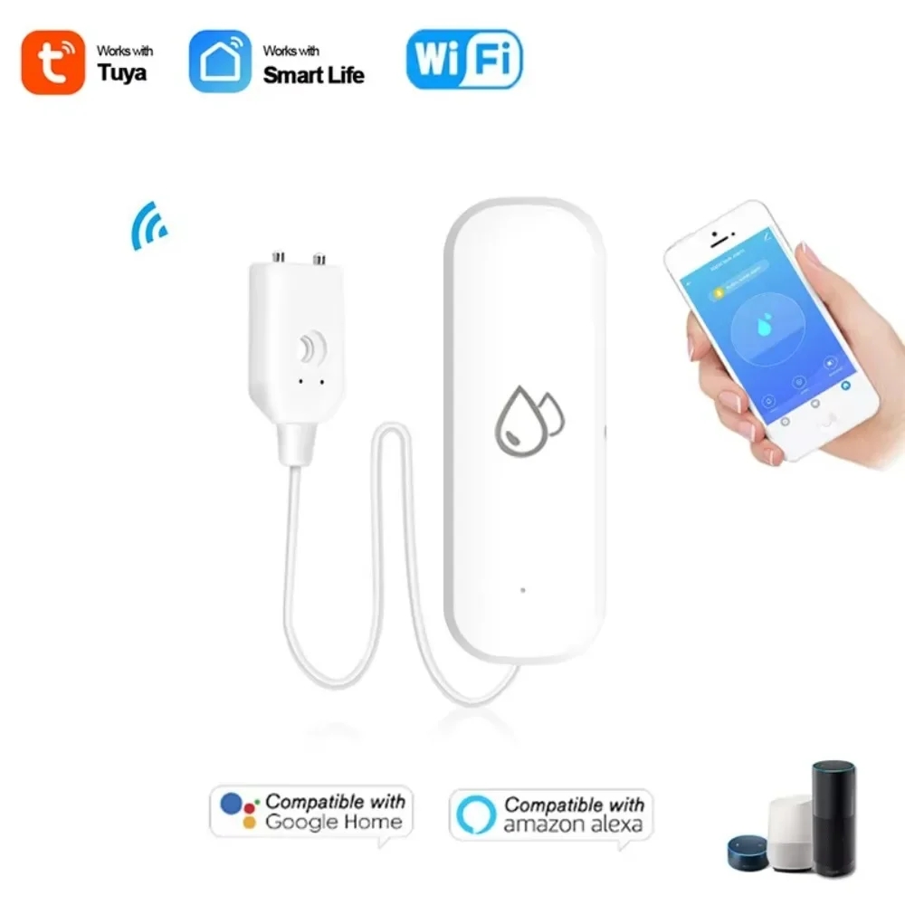 Tuya WiFi Water Sensor Leakage - đánh giá và giá Water Alarm Sensor
