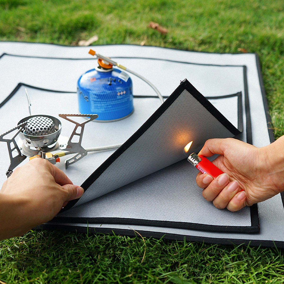 1Pcs Fire Blanket Silver Fire  - đánh giá và giá Fire Blanket Kitchen