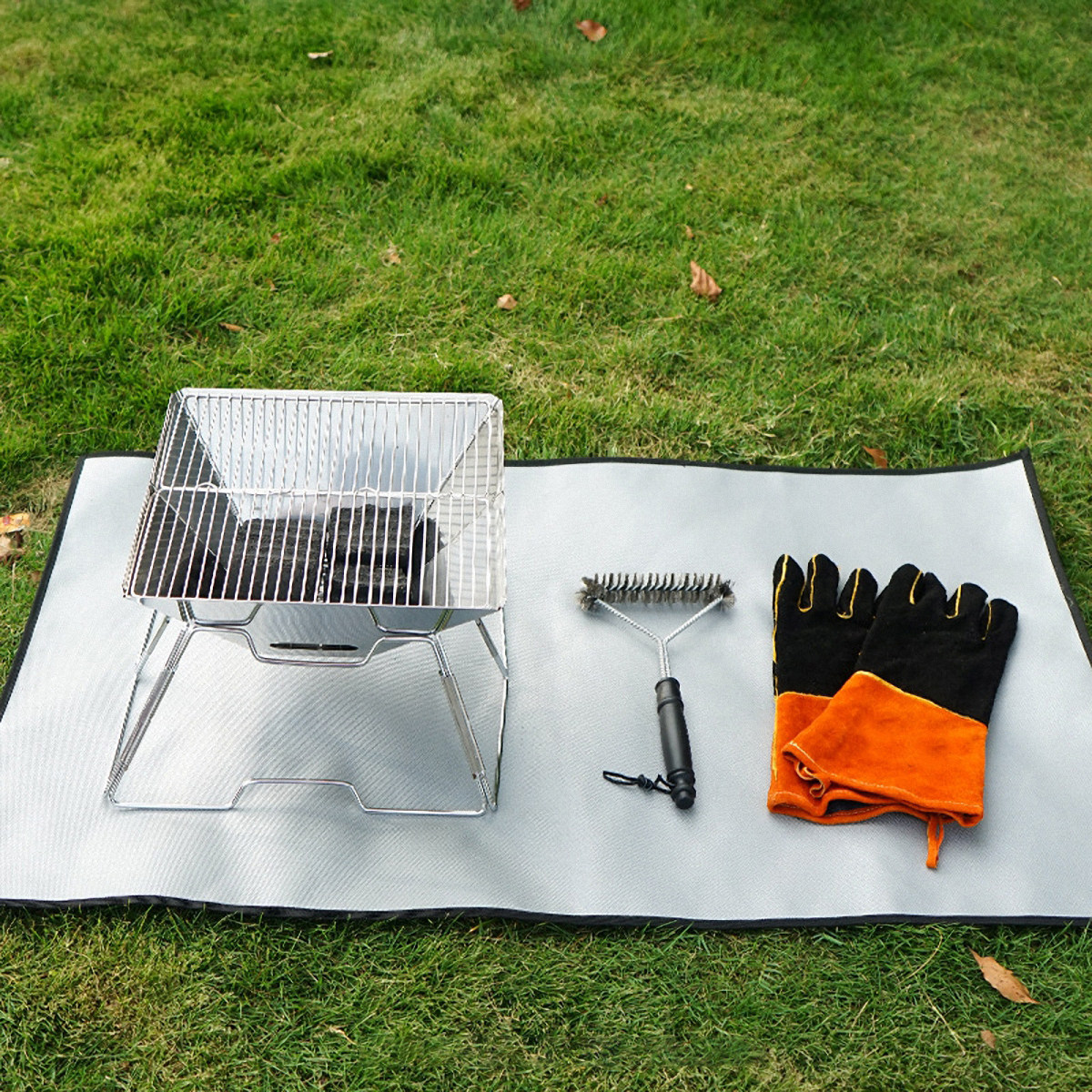 1Pcs Fire Blanket Silver Fire  - đánh giá và giá Fire Blanket Kitchen