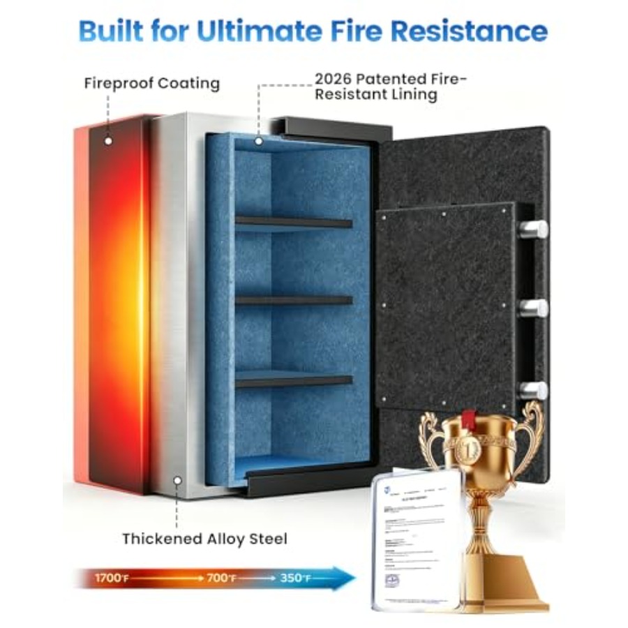 Home fireproof safe for docume - đánh giá và giá Fire Safe Document
