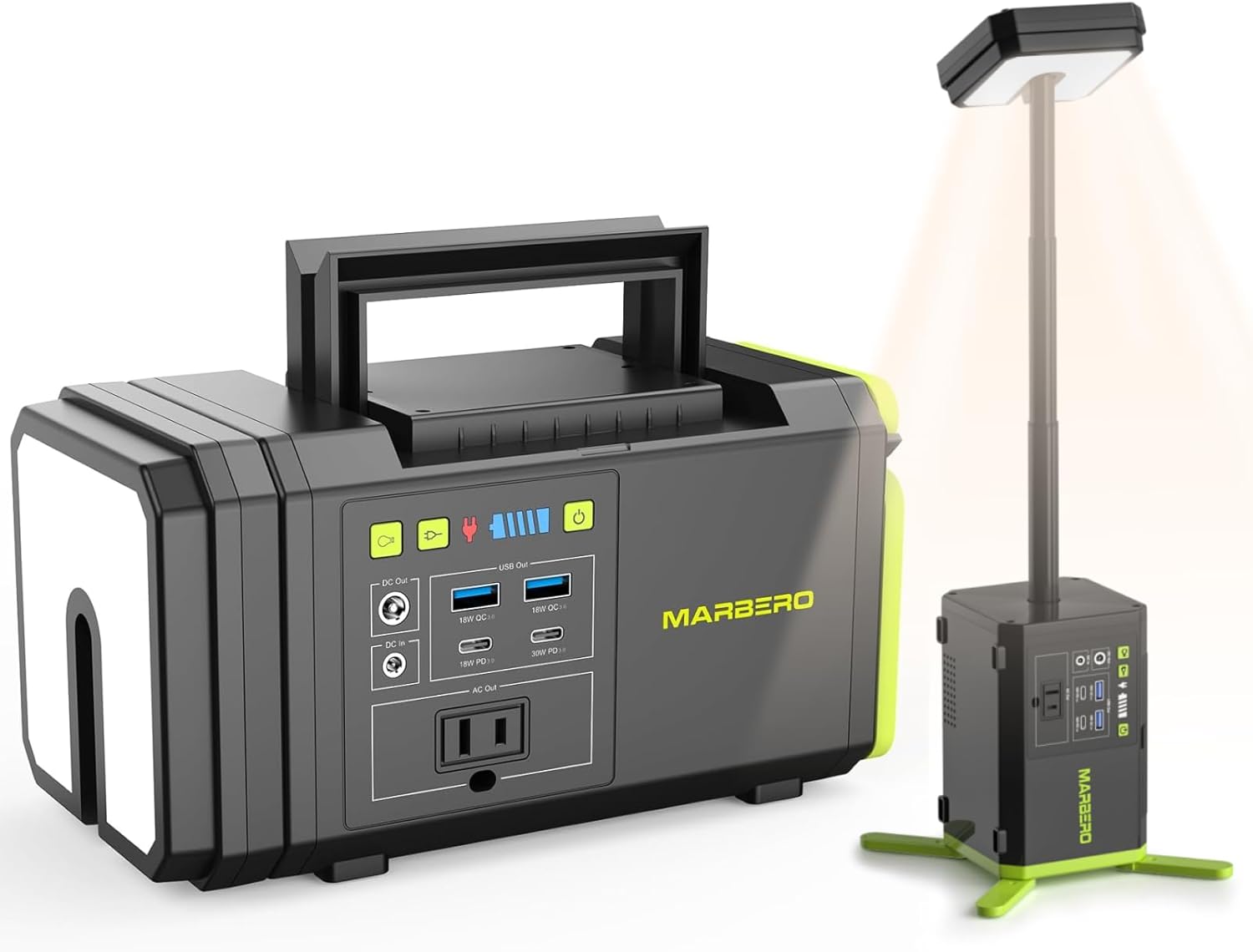 118Wh Portable Power Station w - đánh giá và giá Power Outage Light