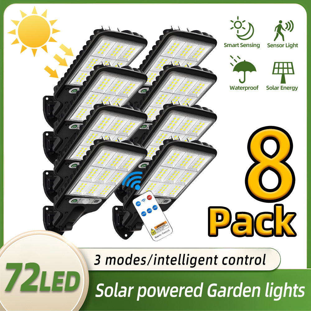 1/8pc Solar Outdoor Floodlight - đánh giá và giá Power Outage Light