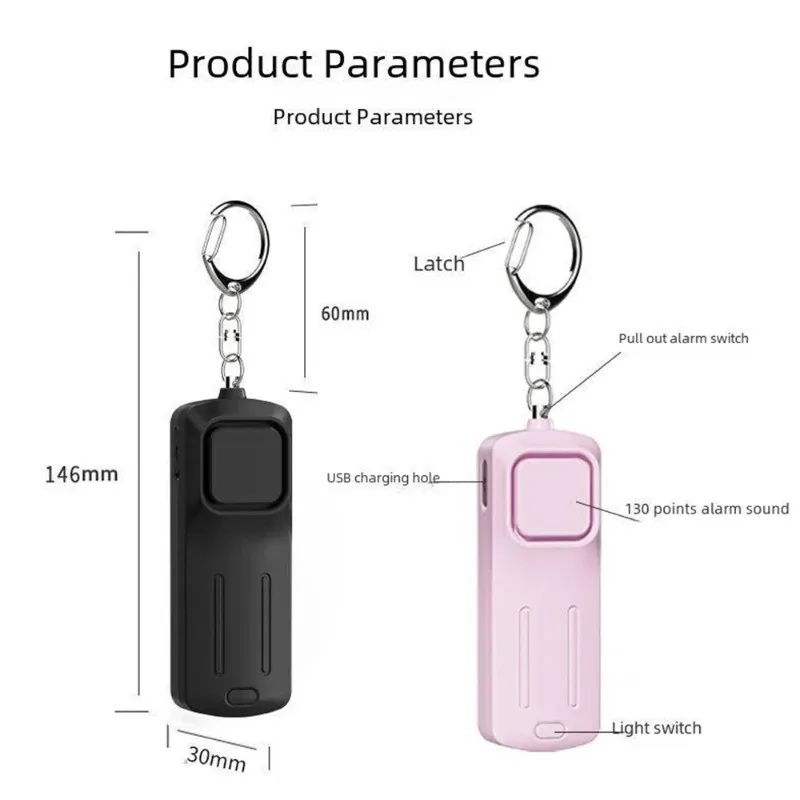 Personal alarm ring, women's p - đánh giá và giá Personal Alarm Keychain
