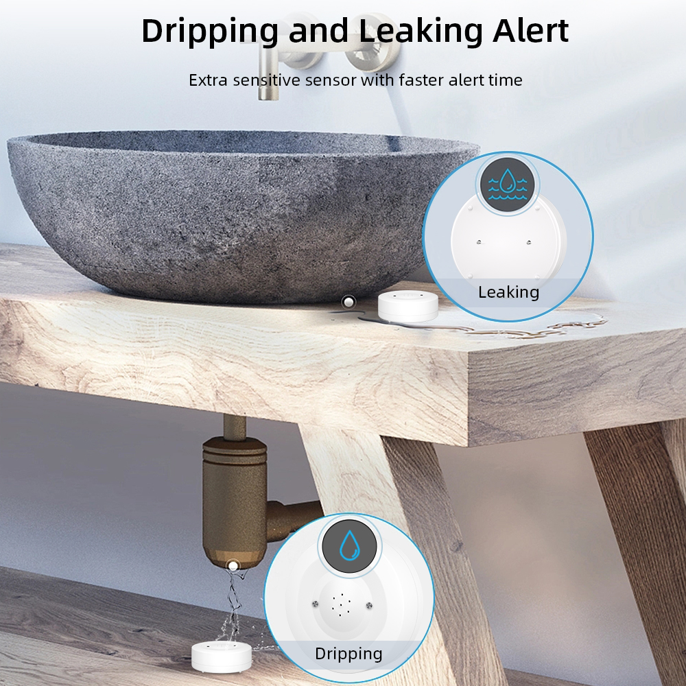 Household water leakage alarm  - đánh giá và giá Water Alarm Sensor